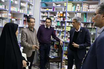 بازدید دکتر دانائی از واحدهای تحت پوشش مهدیشهر 